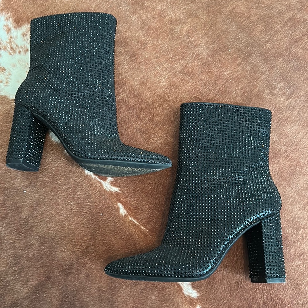 rhinestones boots